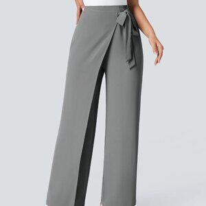 Halara Tie Side Wide Leg Work Pants